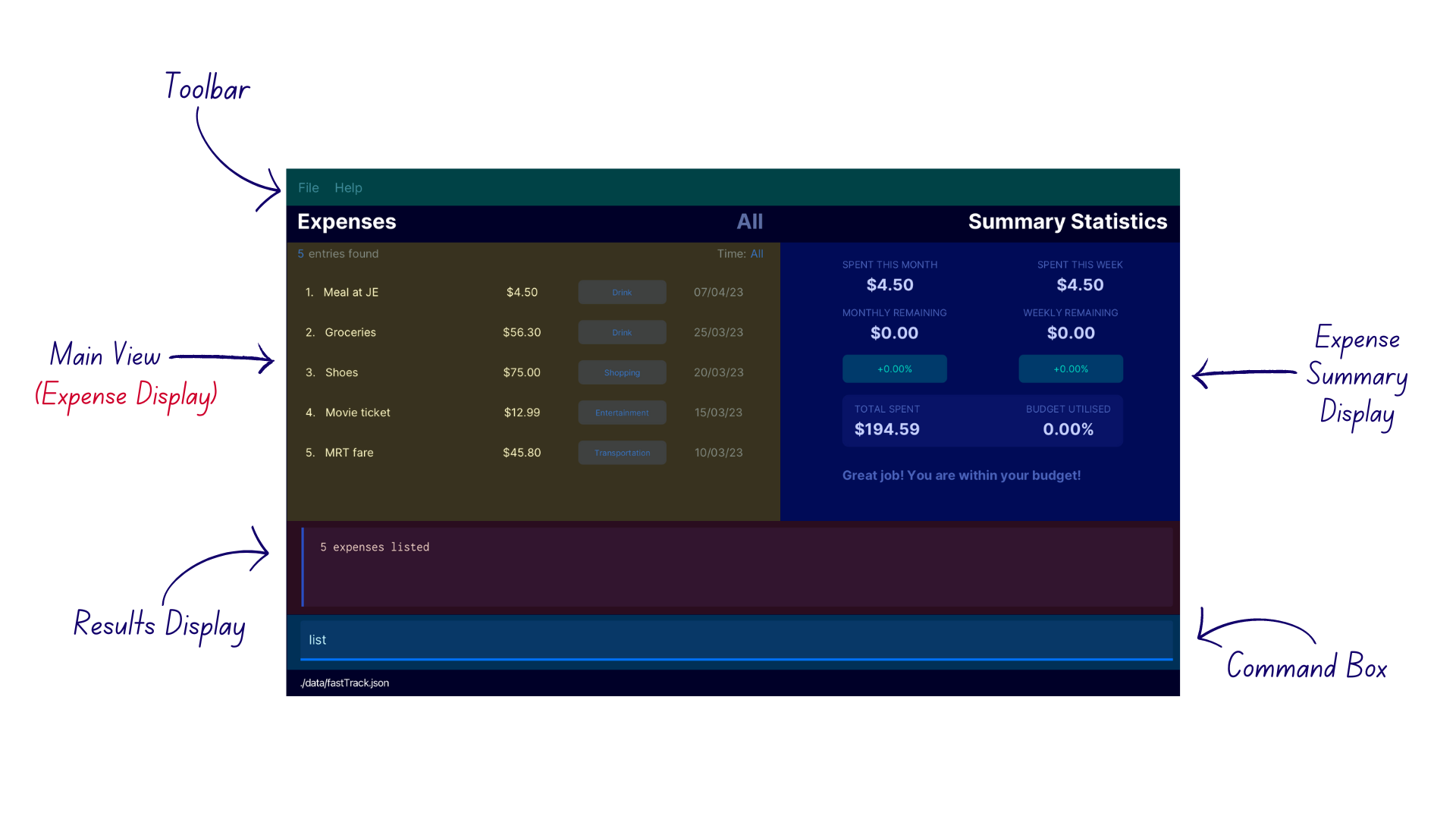 FastTrack GUI