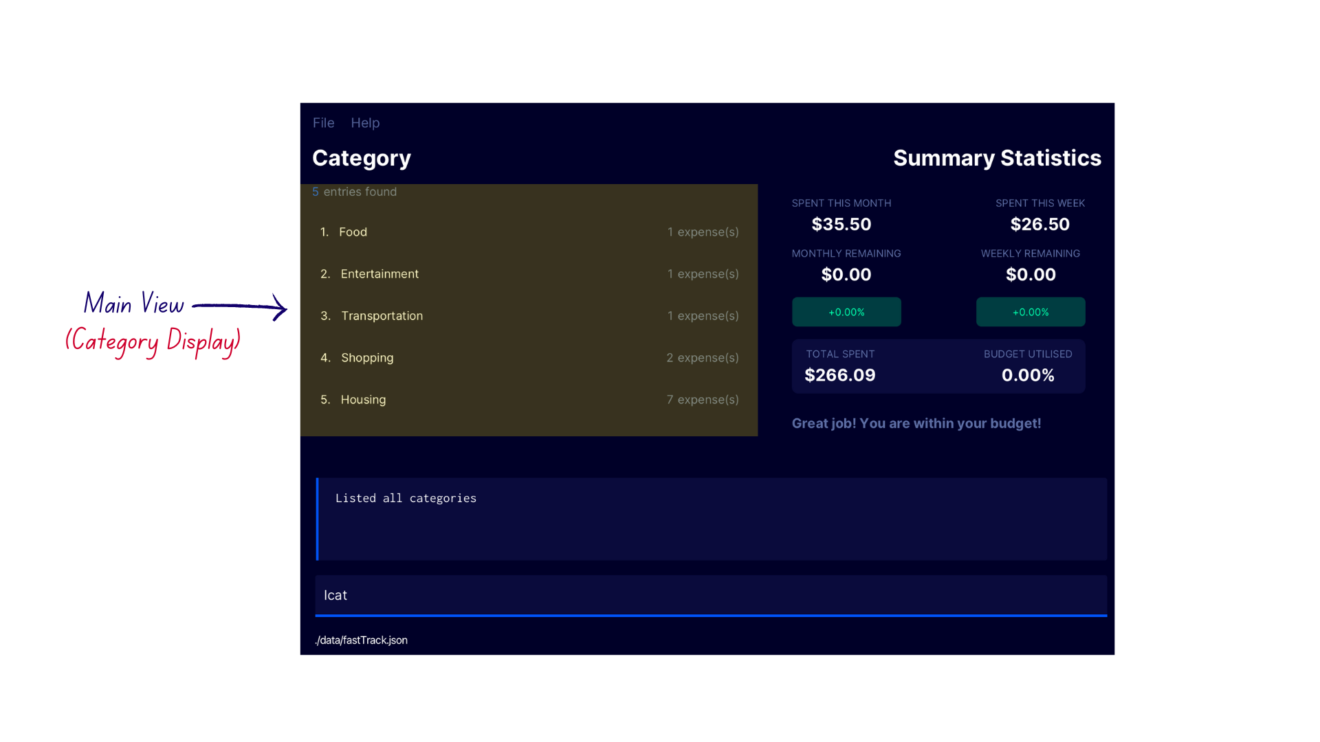 FastTrack GUI